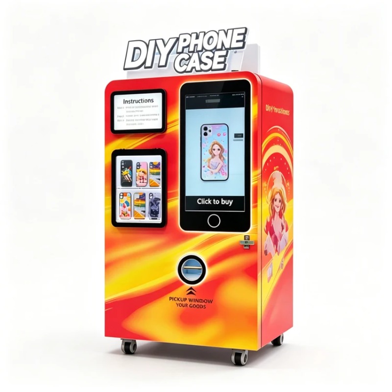 Commercial Printing Options - เครื่องจำหน่ายเคสมือถืออัตโนมัติแบบเคลื่อนที่สำหรับธุรกิจ ทนทาน หลากสี รูปทรงกระต่าย พร้อมบริการพิมพ์ลายเคสโทรศัพท์อย่างมีประสิทธิภาพ มีตัวเลือกปรับแต่งได้