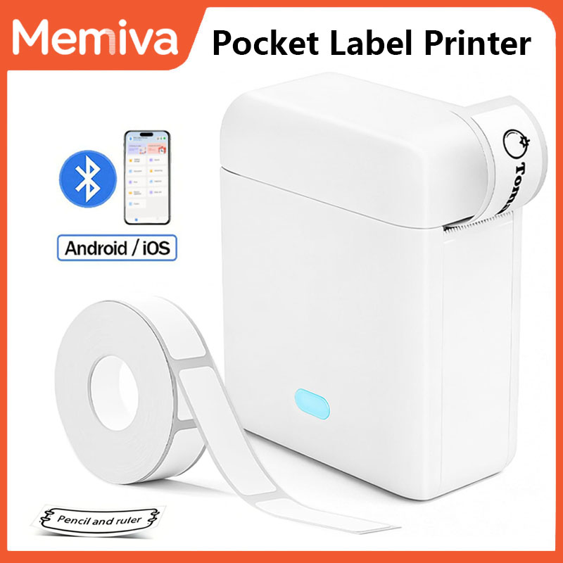 Commercial Printing Network - เครื่องพิมพ์ฉลาก L12 เครื่องพิมพ์ความร้อนแบบพกพา เครื่องพิมพ์สติกเกอร์ขนาดเล็กแบบไม่ใช้หมึก เครื่องพิมพ์ฉลากกาวสำหรับป้ายราคา คล้ายกับ