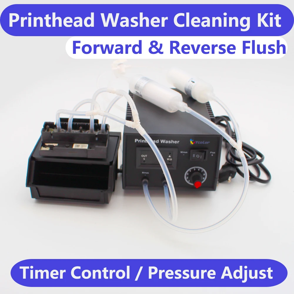 Print Head Cleaning Kit - DTF Printhead เครื่องซักผ้า Flush เครื่องชุดทําความสะอาด Flusher