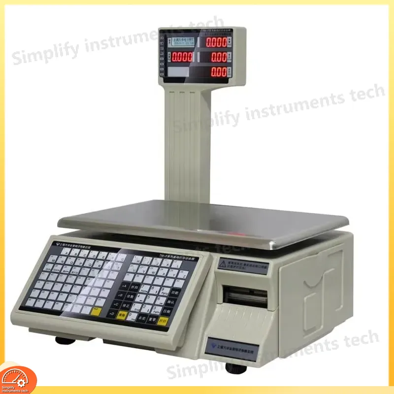 Commercial Digital Printing - เครื่องชั่งพิมพ์ฉลากอิเล็กทรอนิกส์ดิจิตอลเชิงพาณิชย์ รองรับหลายภาษา ได้แก่ อังกฤษ รัสเซีย อาหรับ