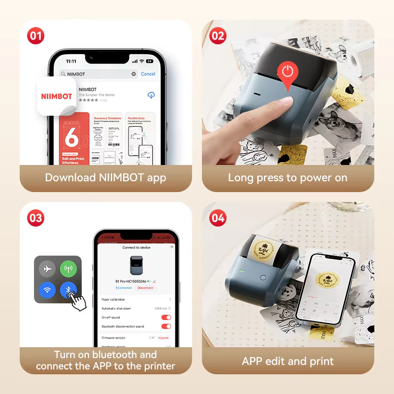 นีมบอต บี 1/บี 1 โปรเครื่องพิม - Commercial Printing Dpi บทวิจารณ์และราคา