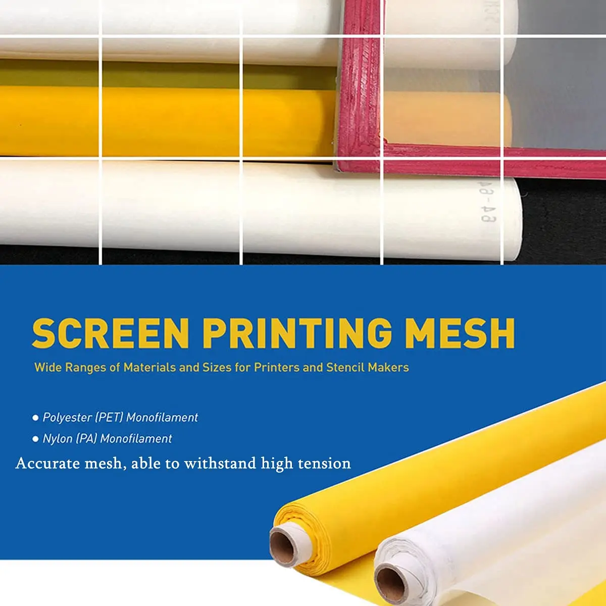 ตาข่ายพิมพ์สกรีนสีเหลือง 3 เมต - Commercial Printing Supplies Usa บทวิจารณ์และราคา