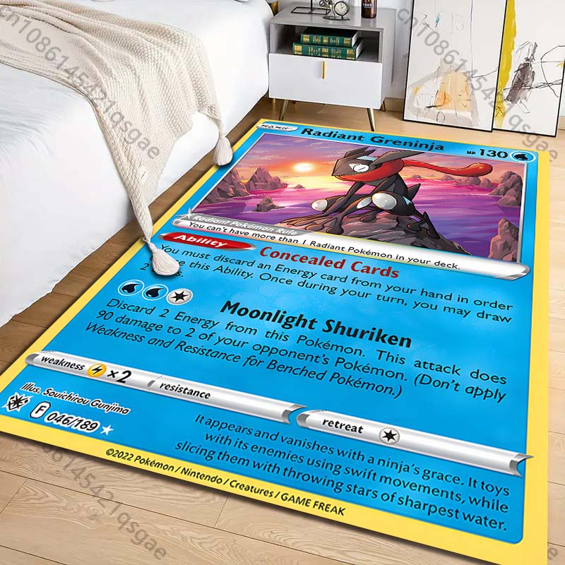 พรมพิมพ์ลายการ์ดโปเกมอน Grenin - Commercial Printing Machine บทวิจารณ์และราคา