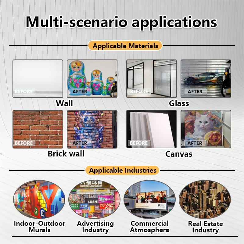 เครื่องพิมพ์ผนังแบบพกพา 5 หัวพ - Commercial Printing Machine บทวิจารณ์และราคา