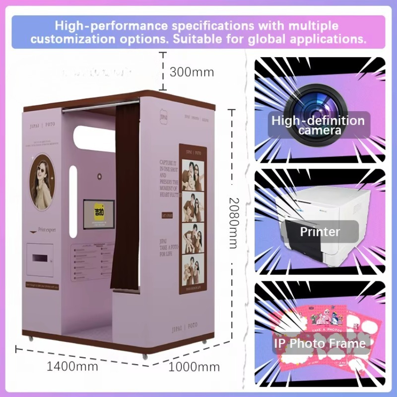 บูธถ่ายภาพเซลฟี่แบบปรับแต่งได้ - Commercial Printing Supplies Usa บทวิจารณ์และราคา