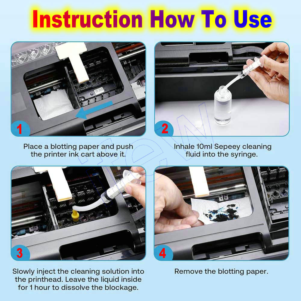 100ML อิงค์เจ็ทเครื่องพิมพ์หัว - Print Head Cleaning Kit บทวิจารณ์และราคา