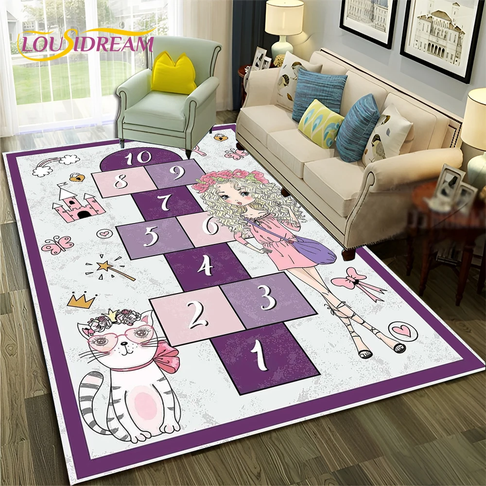 3D Hopscotch เด็กดิจิตอลเกมเด็ - Commercial Digital Printing บทวิจารณ์และราคา