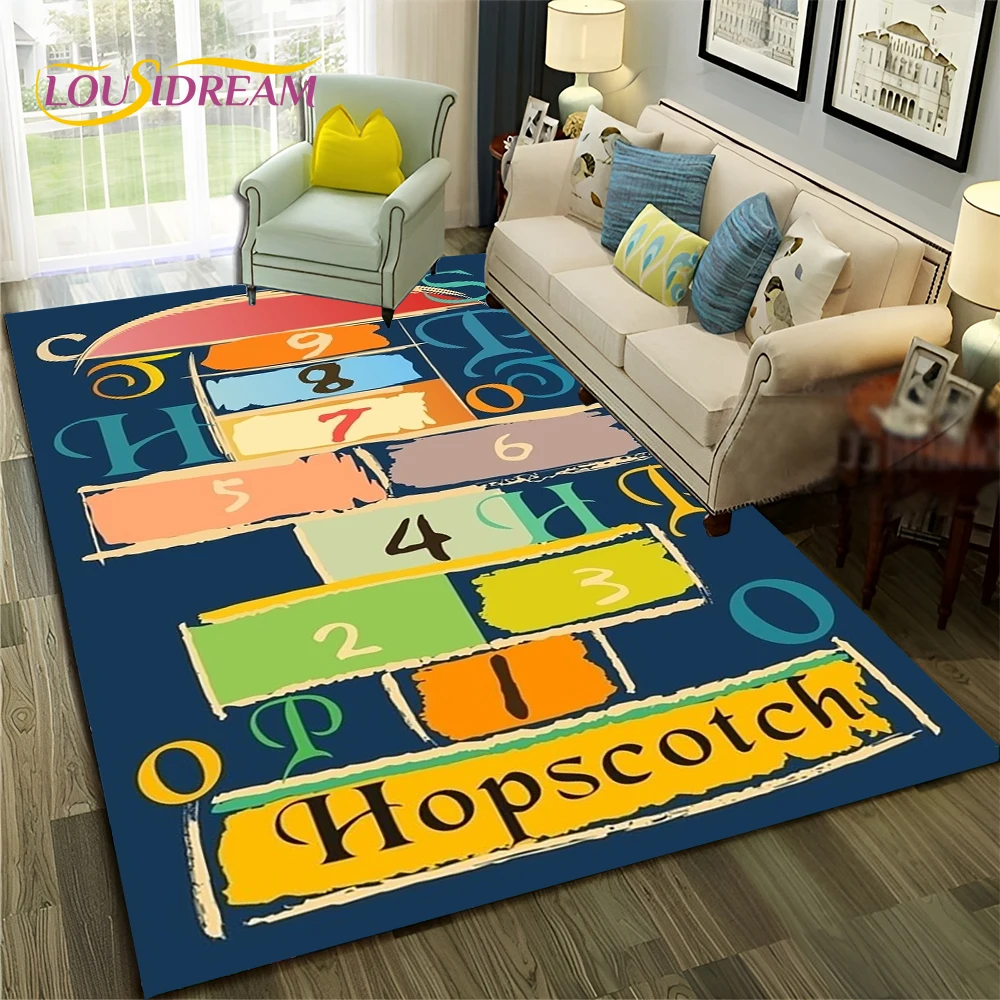 3D Hopscotch เด็กดิจิตอลเกมเด็ - Commercial Digital Printing บทวิจารณ์และราคา