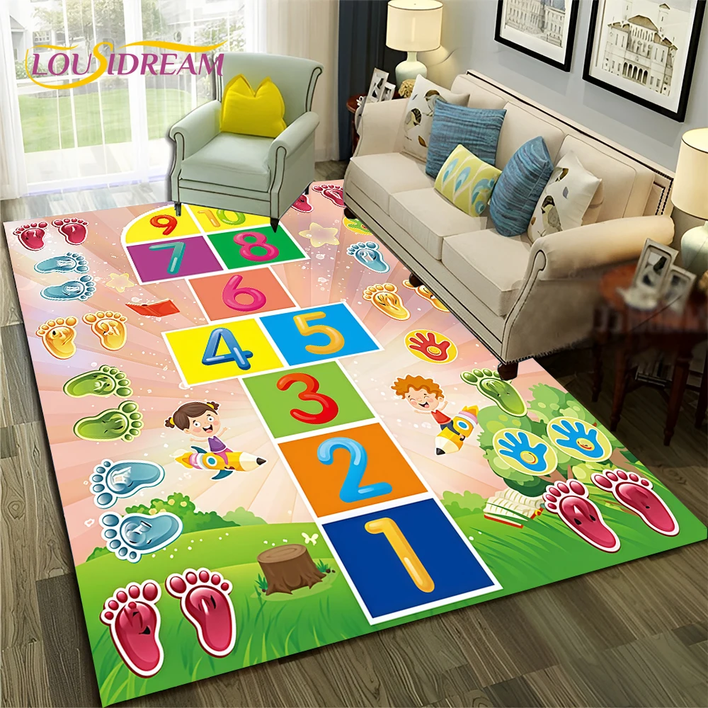 3D Hopscotch เด็กดิจิตอลเกมเด็ - Commercial Digital Printing บทวิจารณ์และราคา
