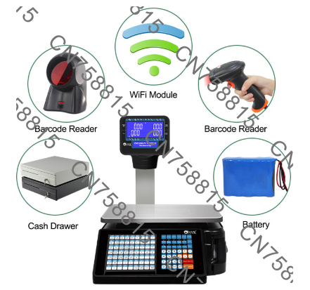 เครื่องชั่งน้ำหนักอิเล็กทรอนิก - Commercial Printing Options บทวิจารณ์และราคา