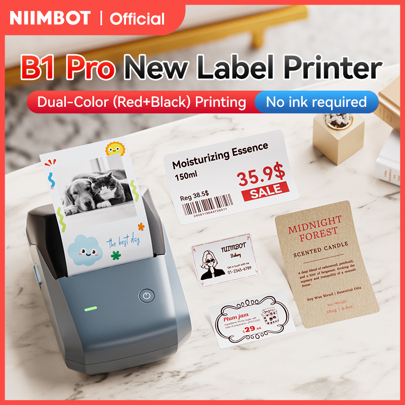 เครื่องพิมพ์ฉลาก Niimbot B1 Pr - Commercial Printing Dpi บทวิจารณ์และราคา