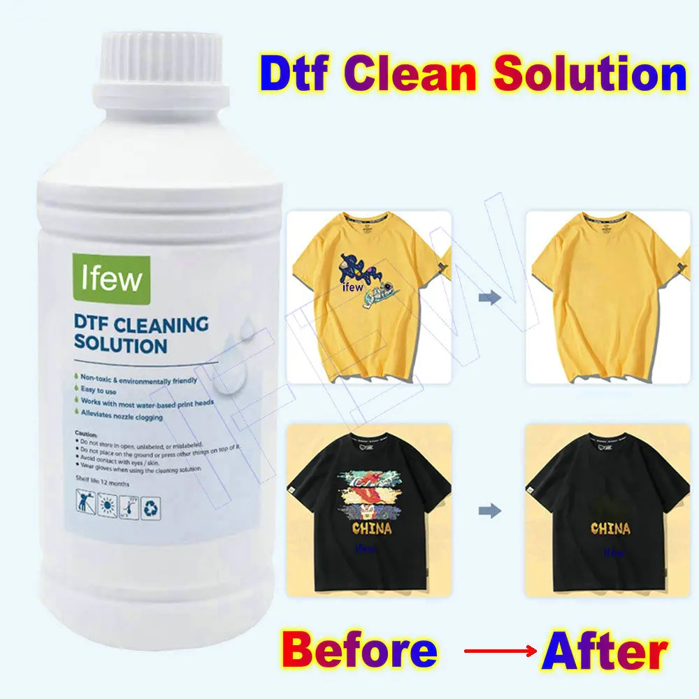 น้ำยาล้างคราบ DTF สำหรับเสื้อผ - Dtf Printer Machine บทวิจารณ์และราคา